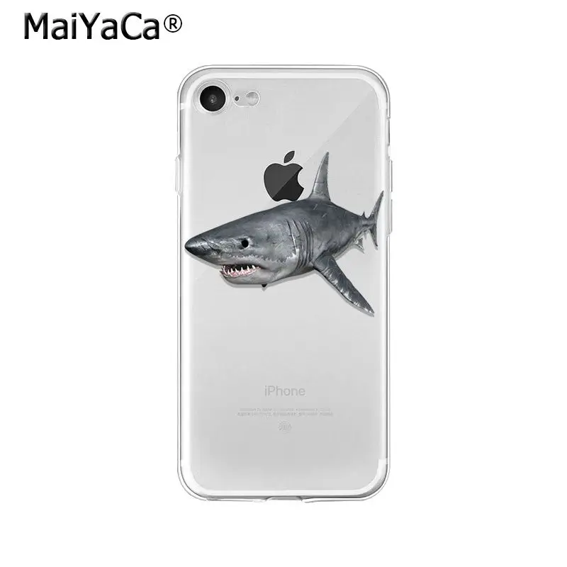 Чехол для телефона MaiYaCa Ocean sea animal sharks высокого качества iPhone 8 7 6 6S Plus 5 5S SE XR X XS