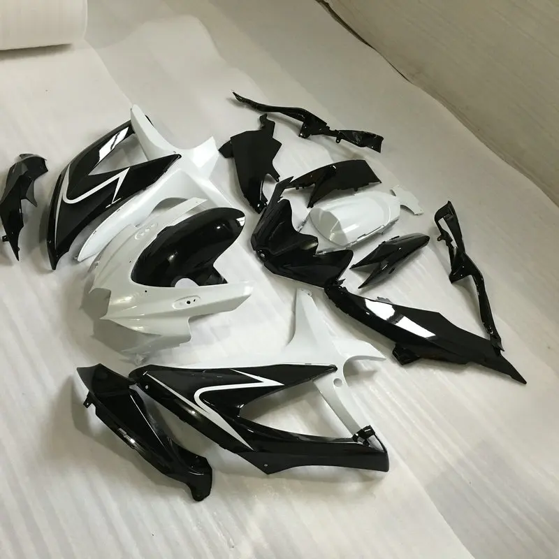 Комплект обтекателей под давлением для SUZUKI GSXR 600 750 K8 08 09 GSXR600 GSXR750 2008 2009 ABS черные