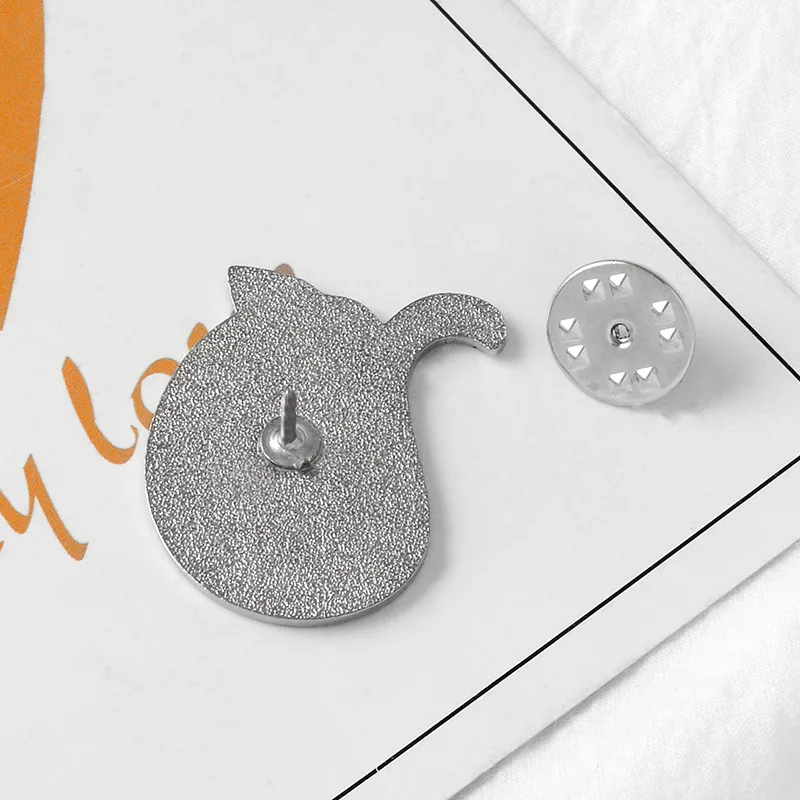 Новая трендовая черная брошь XEDZ в виде Луны лба кошки индивидуальная модная на