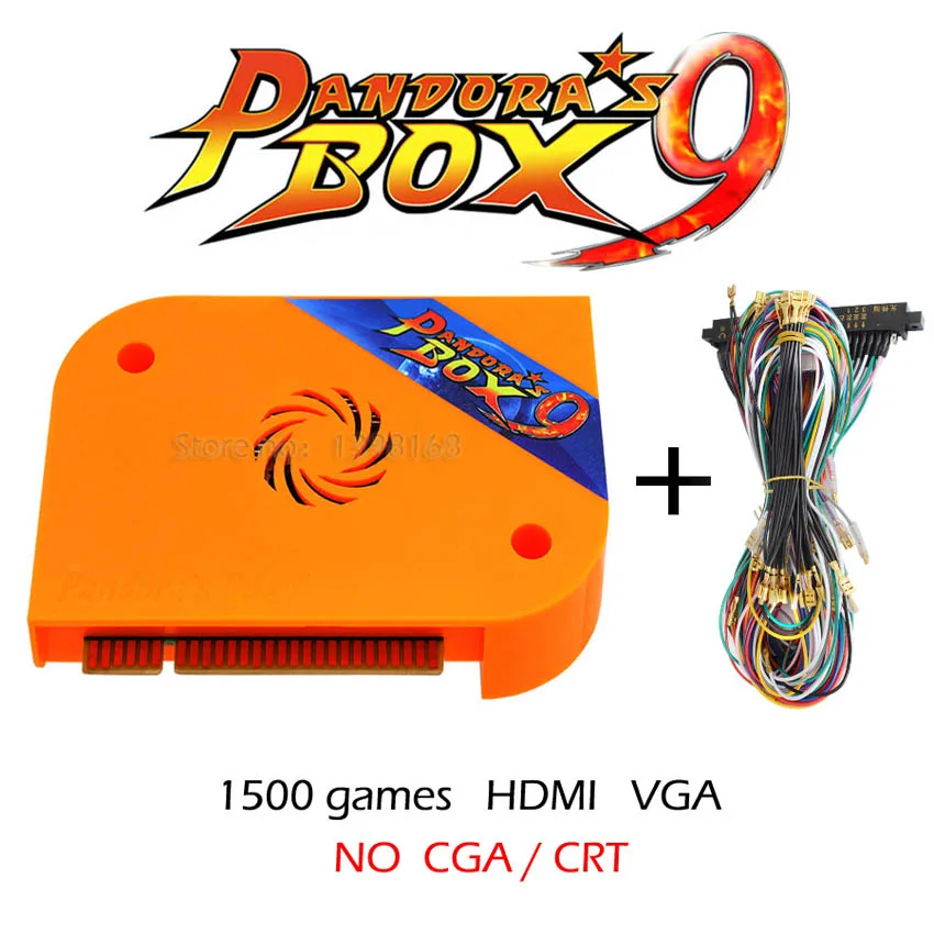 HD Pandora Box 4S 680 в 1 Jamma мульти-игра доска Pandora's Box 4S с HDMI CGA и VGA выход высокого разрешения - Цвет: 1500  and harnes