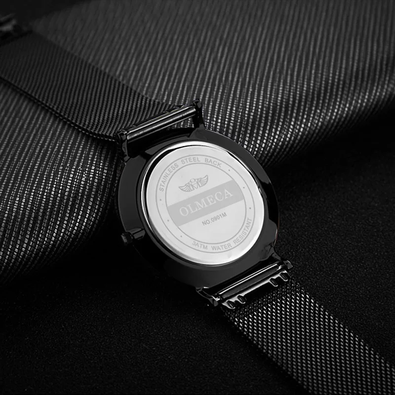

Mens Watches Fashion Quartz Watch Men Slim Mesh Steel Waterproof Sport Male Clock Business Men Wrist Watch Relogio Masculino
