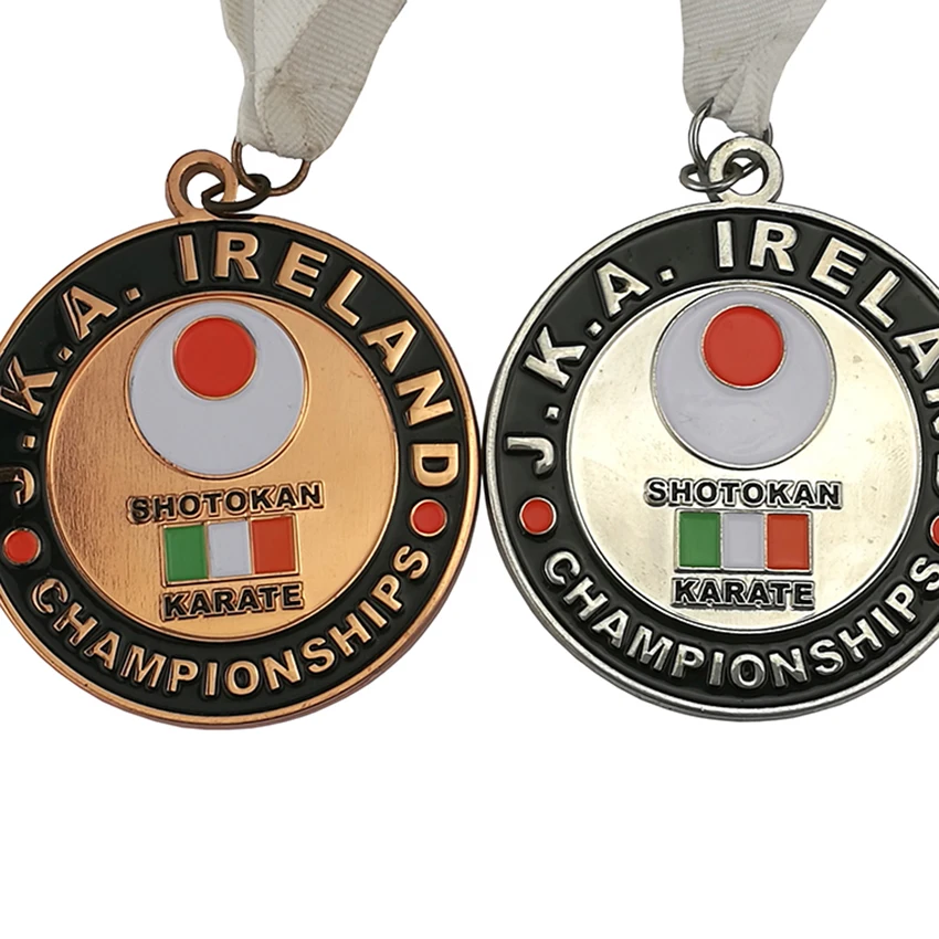 Shiny Silver Sport Medals Customized Logo 70mm Diameter Champion Medal | Дом и сад