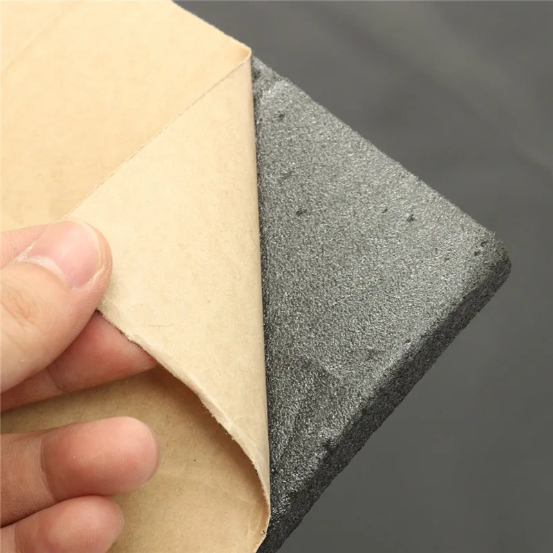 Акустическая пена Zebra 200x50x1 см с клеем звукоизоляционная Звукопоглощающая ручка