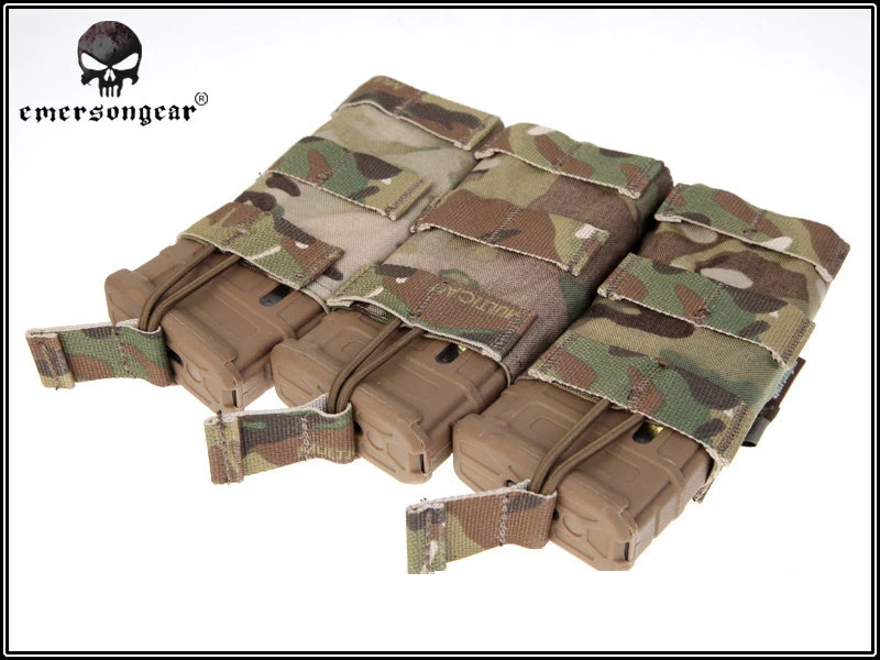 EmersonGear модульная Тройная открытая верхняя сумка для журналов боевой Молл