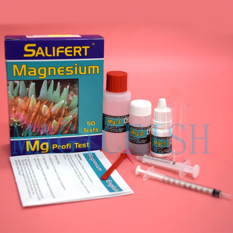 Salifert Тесты комплект Ca кальция Cu I2 KH Mg NH4 аммиака NO2 нитрит NO3 нитрат PH PO4 Sr калия