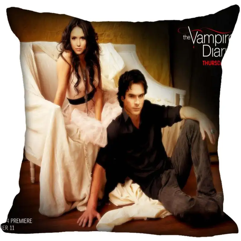 Pillowcase 1 45X45 см, 40X40 см(с одной стороны) чехол для подушки, современный домашний декоративный чехол для подушки с дневниками вампира, наволочка для гостиной - Цвет: Pillowcase 1