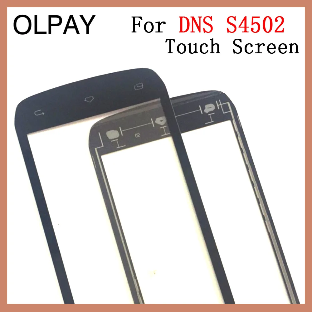 OLPAY 4,3 ''мобильный телефон для DNS S4502 S4502M сенсорный экран стекло дигитайзер панель объектив сенсор инструменты Бесплатный клей+ салфетки