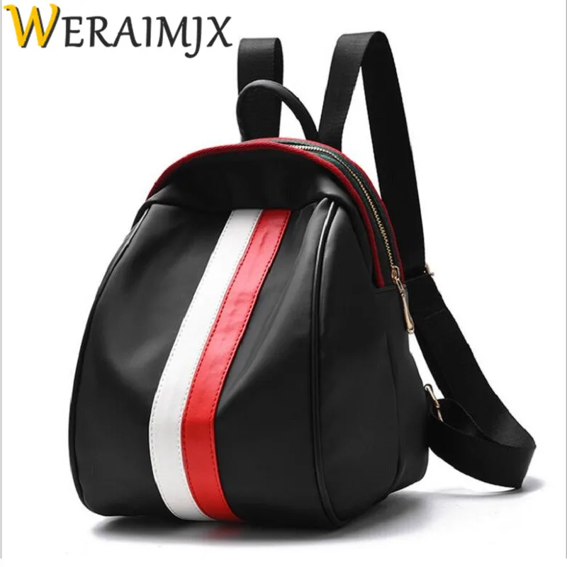 WERAIMJX модный кожаный рюкзак для женщин новинка Mochila Feminina Mochilas Mujer 2019 черные