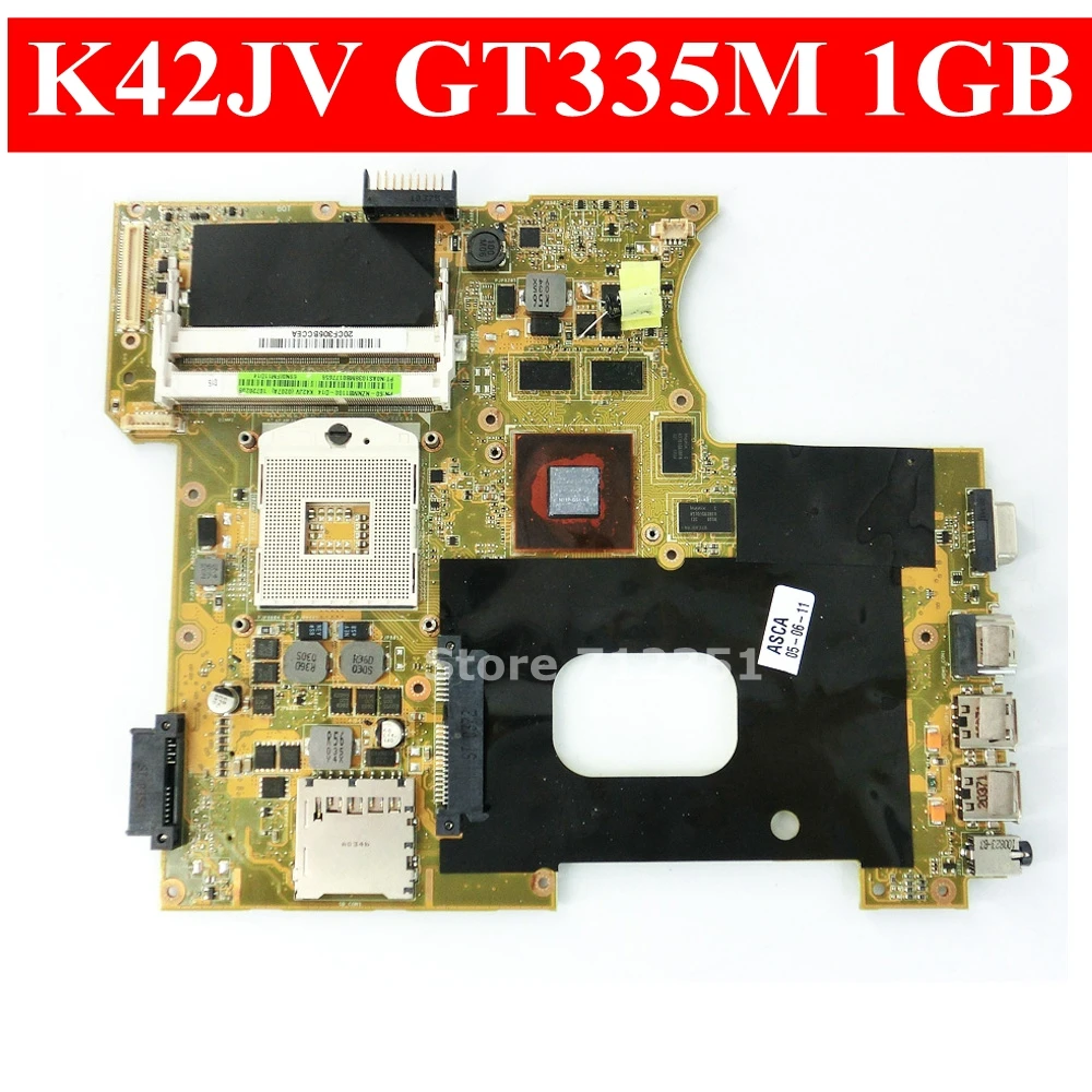 K42JV GT335M 1 ГБ N11P GS1 A3 материнская плата версия 2 для ASUS A42J X42J K42J K42JR Материнская