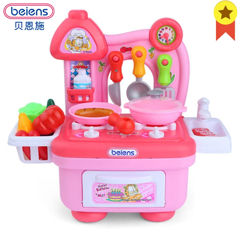 Beiens Пособия по кулинарии игрушка мини Кухня Игрушки для девочек Гарфилд