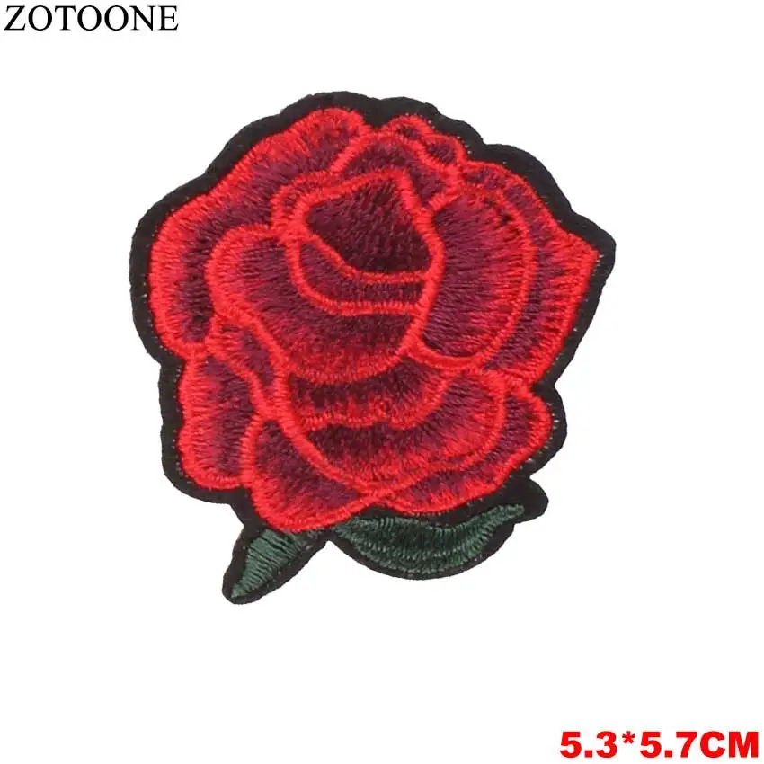 ZOTOONE 1 шт. Лев череп красная роза с рисунком ананаса и аппликацией в виде сердечка