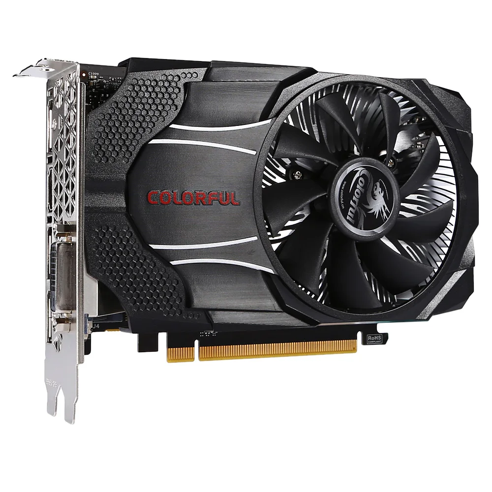 Красочные NVIDIA GTX1060 мини OC 6G видео игр Графика карты 8000 МГц/6гб/192bit/GDDR5 видеокарта с