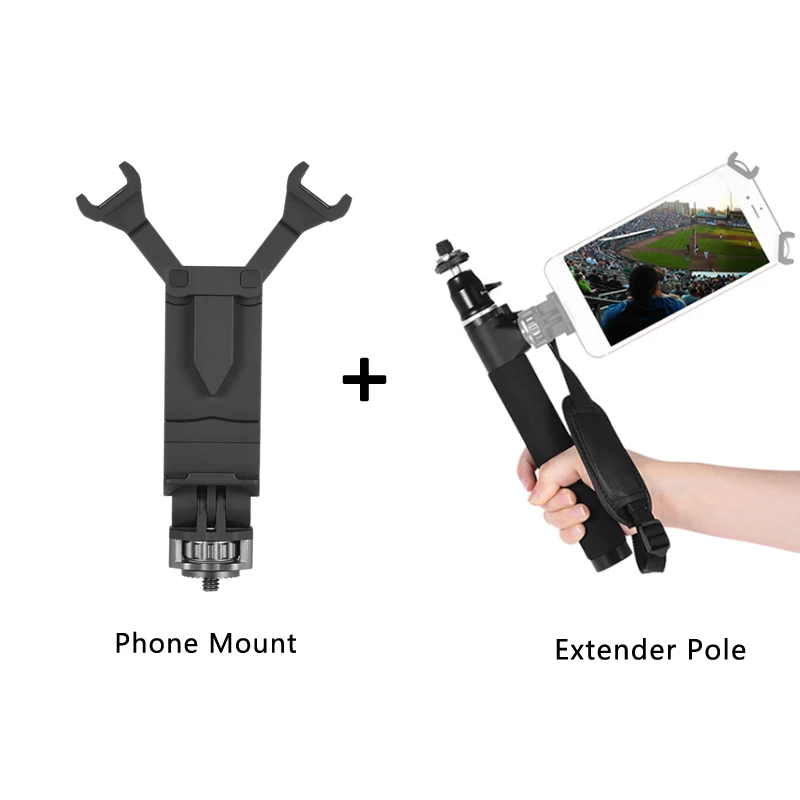 Оранжевый Hohem iSteady Pro держатель для телефона Zhiyun Weebill Lab Crane 3 Gimbal аксессуары видоискатель для селфи палка кронштейн для телефона - Цвет: Оранжевый