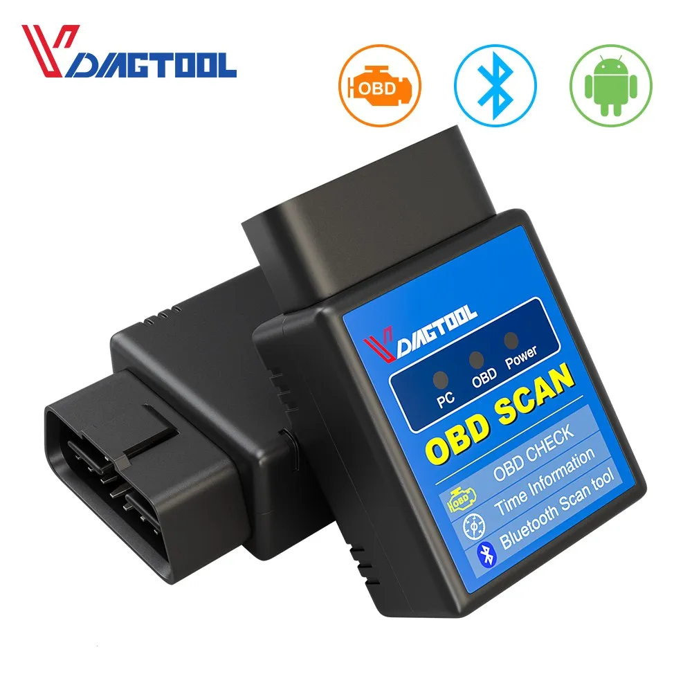 ELM327 Авто диагностический сканер V1.2/V1.5 Elm 327 Obd2 инструмент с Bluetooth Интерфейс
