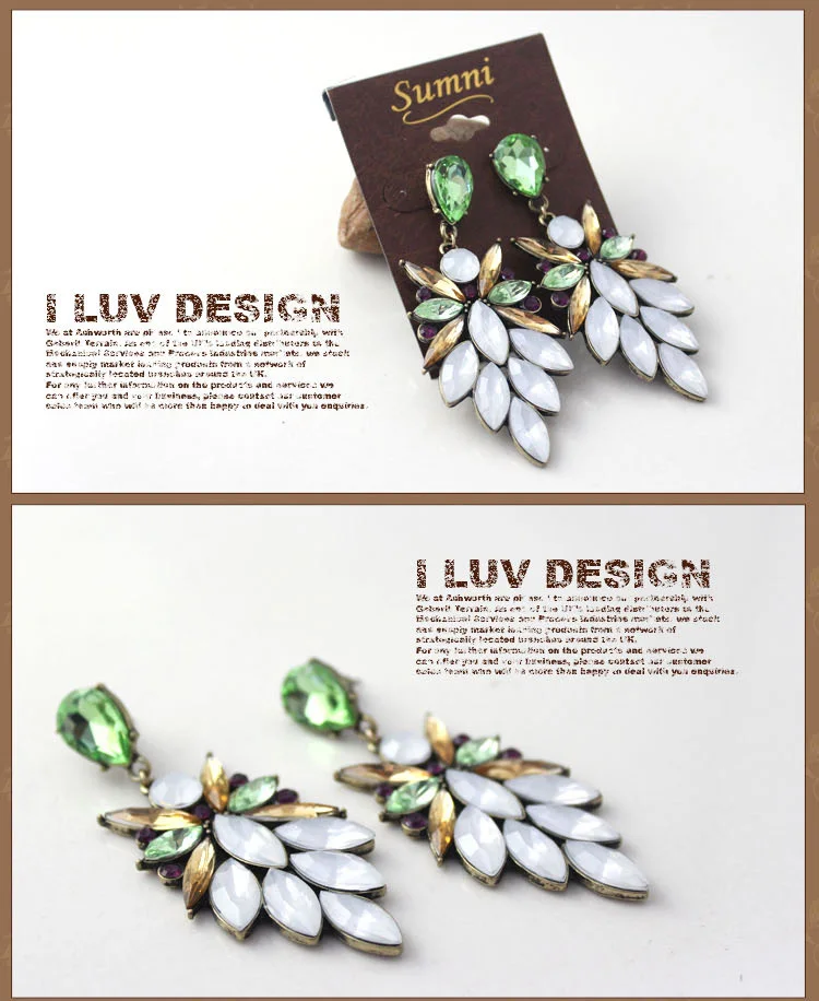 2 pair/lot ювелирные изделия аксессуары shourouk себе серьги для женщины|earring wholesaler|earring