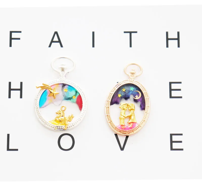 Новая Винтажная 20 шт формы смешивания антикварная металлическая полая Рама Клей