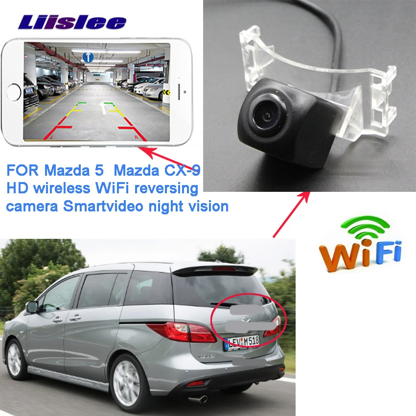 LiisLee беспроводная камера заднего вида для Mazda CX-9 CX9 2007 ~ 2014 ночного видения