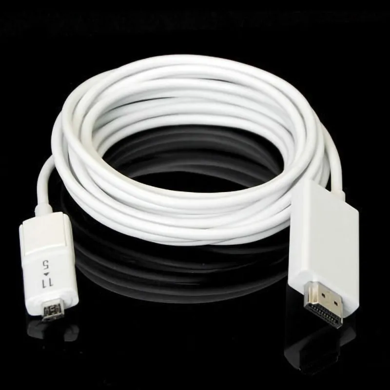 3 м/10 футов micro 5 Pin 11 Micro USB к HDMI адаптер 1080P HDTV кабель конвертер для телефона