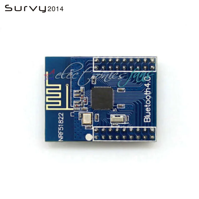 CORE51822 Bluetooth 4 0 2 GHz беспроводной модуль NRF51822 синий платы расширения|Интегральные