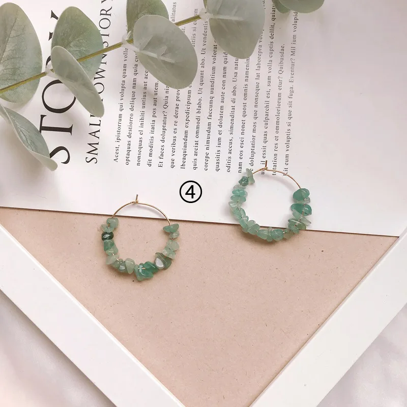 2019 летний браслет для женщин и девушек серьги с камнями в стиле бохо ювелирные