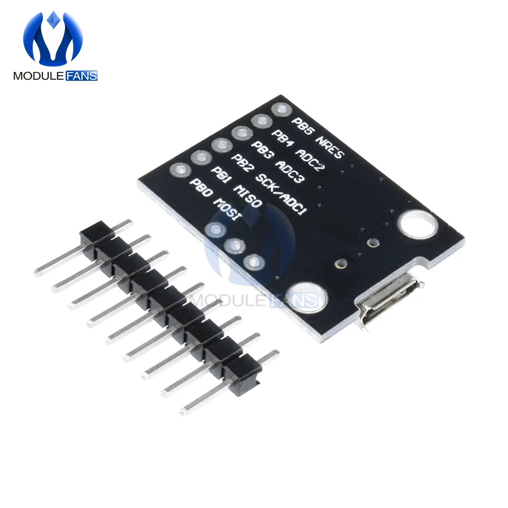 Макетная плата микроконтроллера ATtiny85 Kickstarter щит модуль для Arduino IDE 500mA 5V регулятор