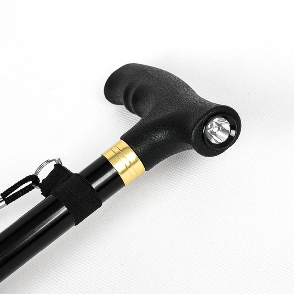 Регулируемый складной тростниковый портативный трость для мужчин и женщин с