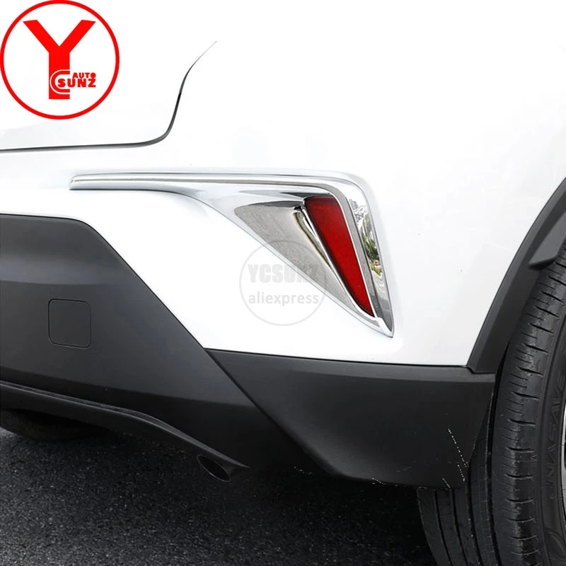 YCSUNZ хромированная задняя противотуманная фара крышка авто внешние части для toyota