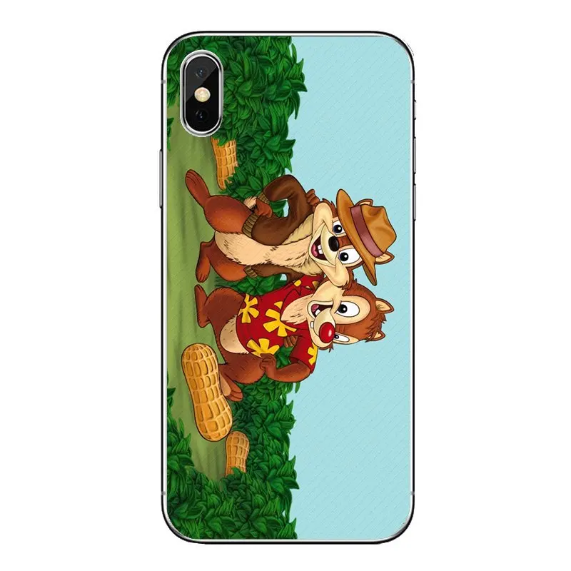 Мягкие прозрачные чехлы для iPod Touch iPhone 4 4S 5 5S 5C SE 6 S 7 8 X XR XS Plus MAX Chip and ALE аниме