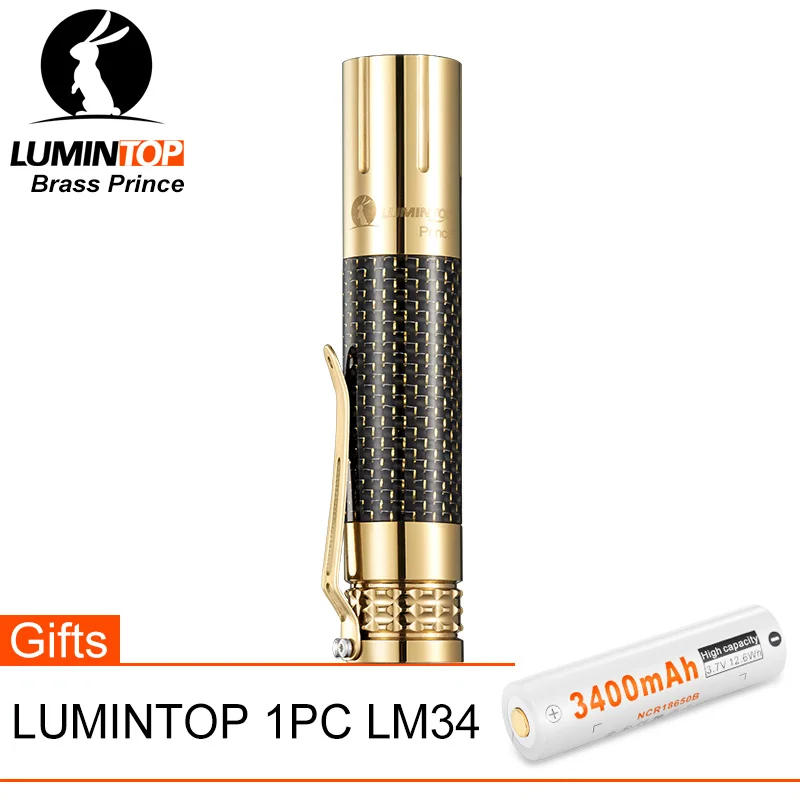 LUMINTOP цена латунь Мощный светодио дный светодиодный фонарик Cree XP L водостойкий 18650