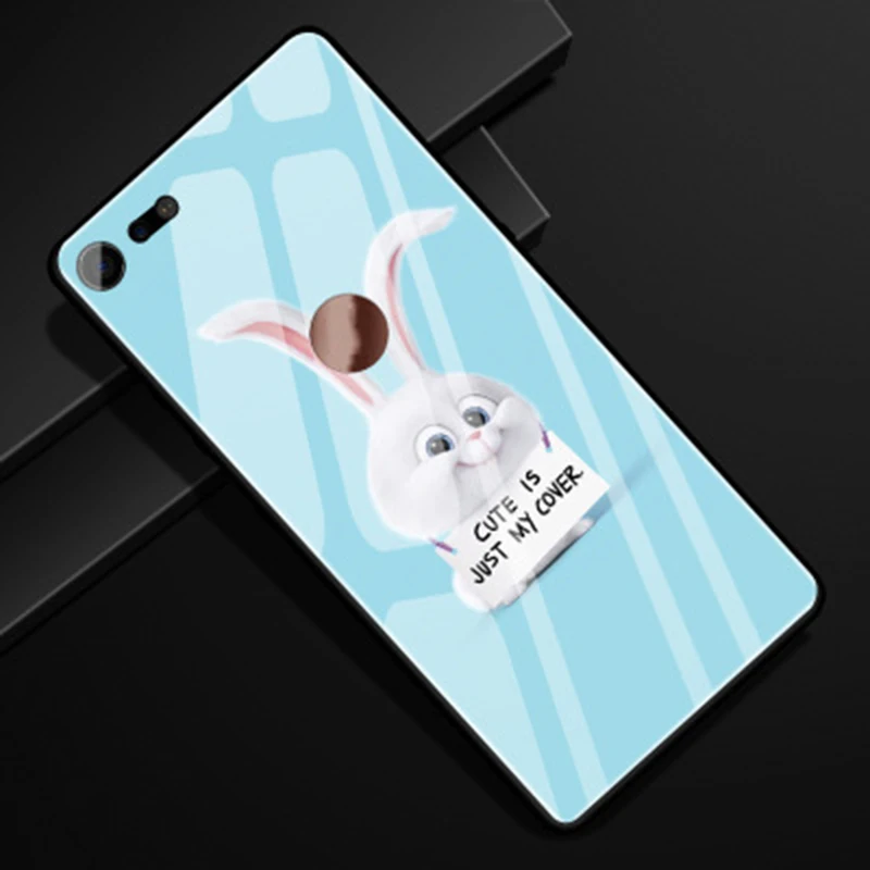 Для Smartisan Nut Pro 2s чехол милый мультфильм закаленное стекло + ТПУ Край жесткий