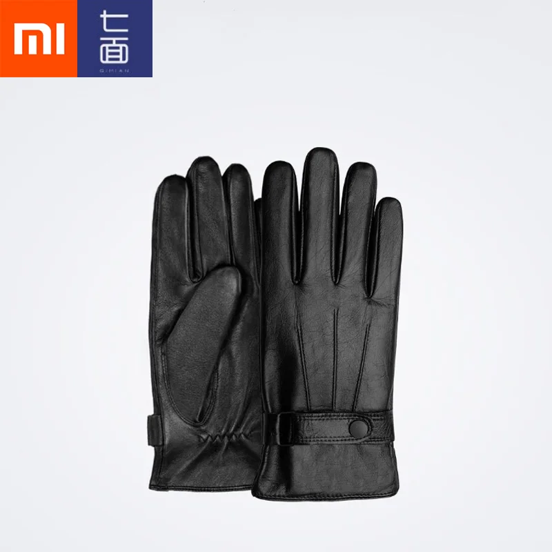 Оригинальные перчатки Xiaomi Mijia Qimian из шкуры ягненка для сенсорных экранов