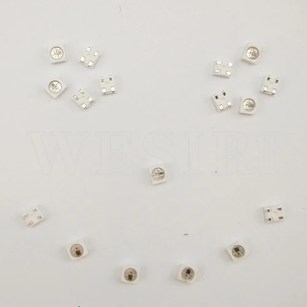 10-3000 шт. SK6805-2427 полноцветный чип (аналогичный WS2812B и SK6812) SMD 2427 RGB DC5V индивидуально