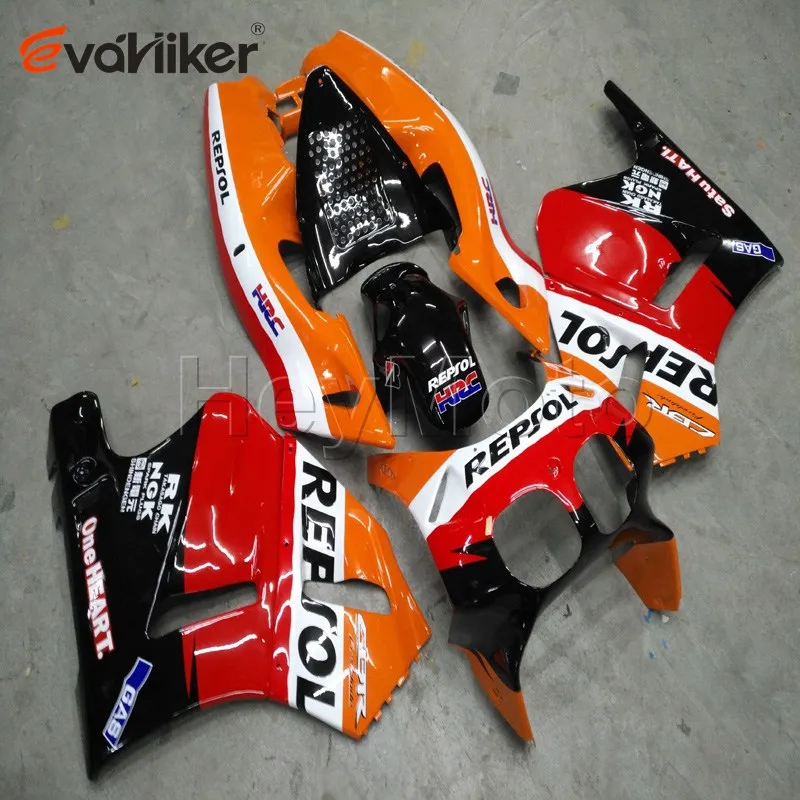Мотоциклетный хомут для VFR400R NC30 1989 1990 1991 1992 1993 Красный Белый ABS обтекатель