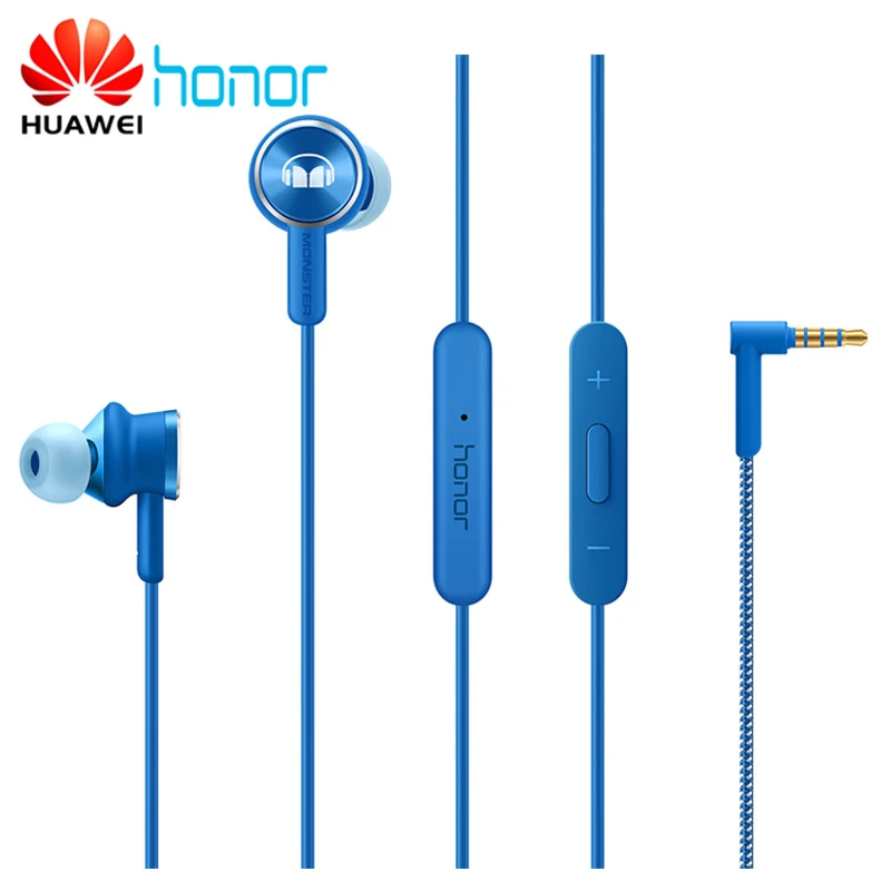 Новинка оригинальные наушники Huawei Honor Monster2 AM17 Histen чистый звук вязаный провод HD