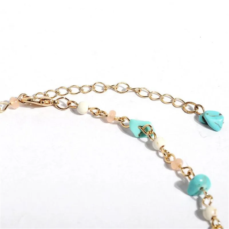 Женское Ожерелье-чокер винтажное ожерелье золотого цвета с опаловым камнем и