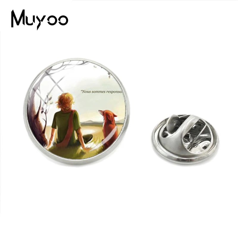 2018 New Arrival Fashion Vintage The Little Prince Fox Pictures Men's Lapel Pins Retro Butterfly | Украшения и аксессуары