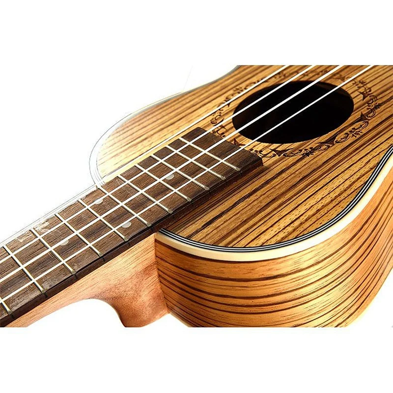 Tenor укулеле 26 дюймов 4 струны Zebrawood Гавайская мини гитара акустическая 18 лад