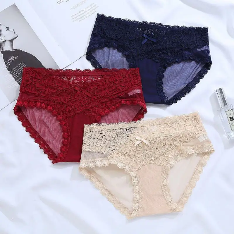 Сетчатые женские трусики кружевные сексуальные пухленькие женское белье