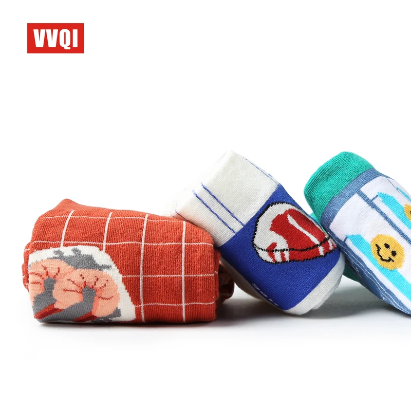 VVQI harajuku уличная одежда милые носки для женщин kawaii мультяшный дизайн забавная еда