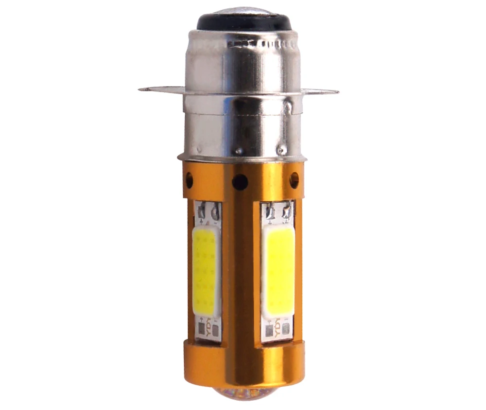 1 шт. H6M PX15D P15D светодиодный фонарь для мотоцикла, светодиодный фонарь для мотоцикла, дальний/ближний свет, 2000лм, фара для мотоцикла, скутера, COB, белый, 12-80