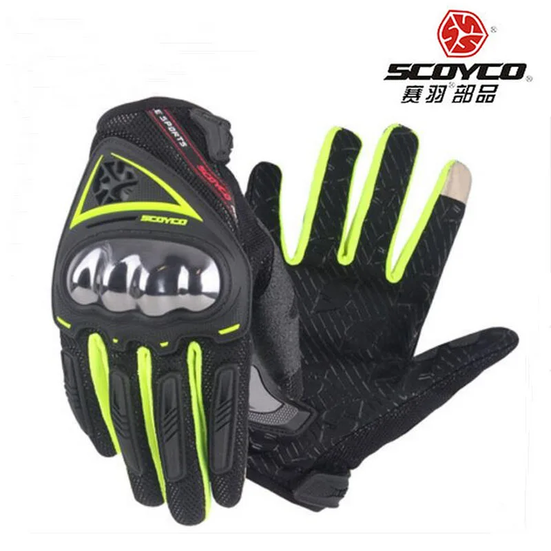 Новинка лета 2017 байкерские мотоциклетные перчатки SCOYCO с мягким корпусом MC44