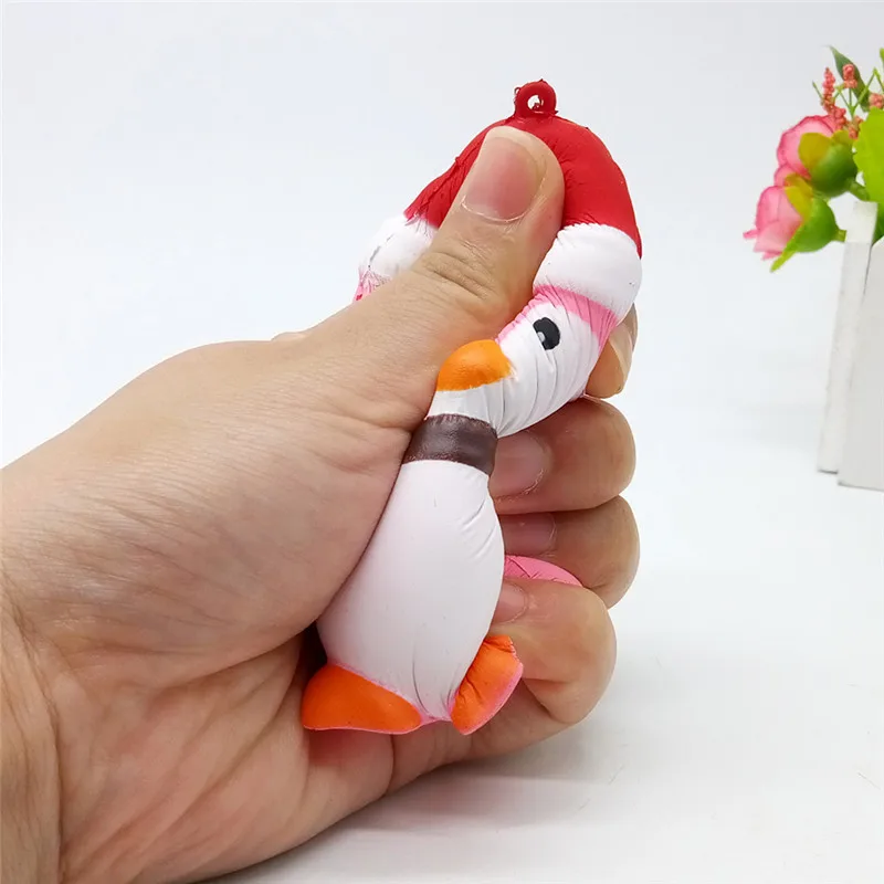 Новые забавные рождественские сжимаемые медленно поднимающиеся игрушки милый