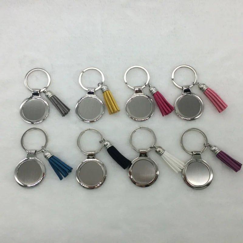 Бесплатная доставка с гравировкой 100 шт. круглый брелок сделай сам Свадебные