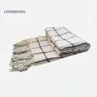 Волшебный хвост аксессуары для косплея Нацу клетчатые шарфы в Стиле персонажа из комикса Dragneel клетчатый утолщенный мягкий зимний теплый шарф Рождественский подарок