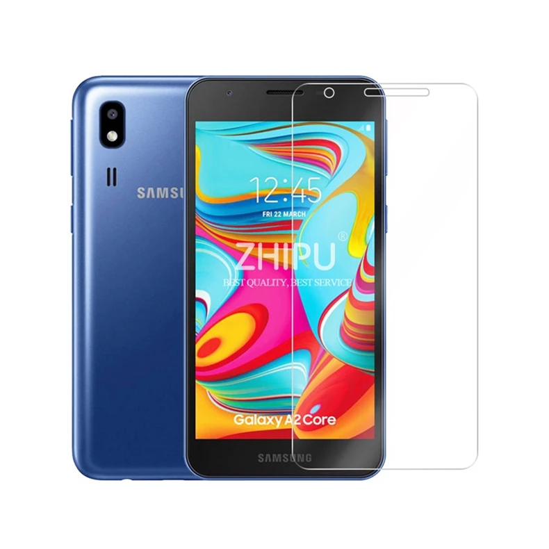 2 предмета закаленное Стекло для samsung Galaxy A2 Core Экран защитная пленка 9 H | Мобильные
