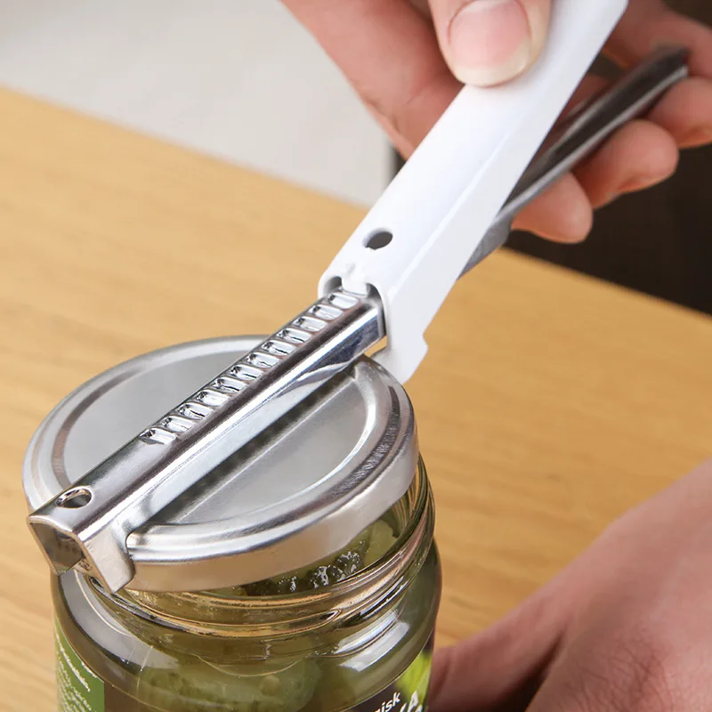 

Adjustable Jar Lid Opener Stainless Steel Can Bottle Opener Easily Opens 3/8" to 4" Jar and Bottle Lids Remover Bottle Jar Open