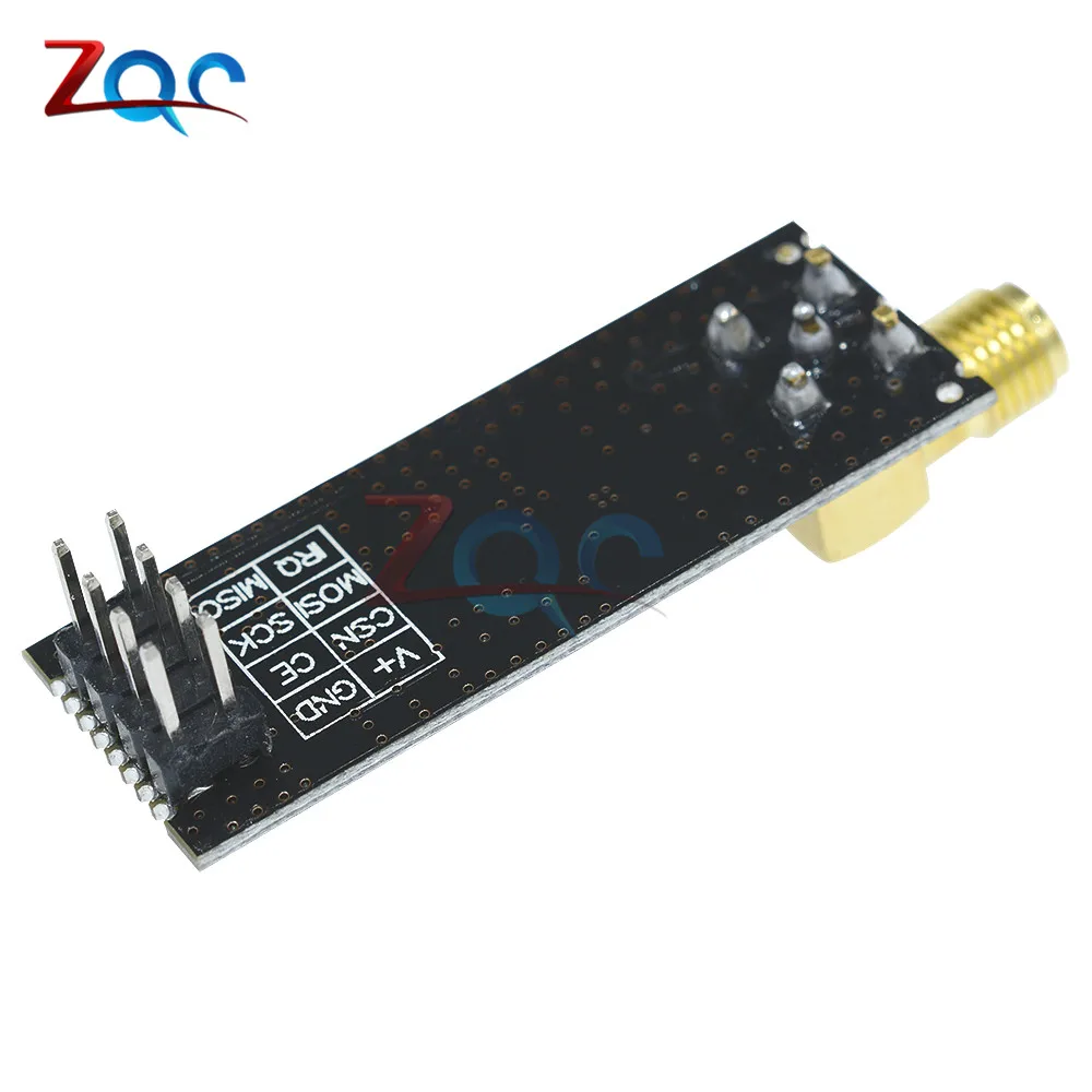 Беспроводной приемопередатчик 2 4G NRF24L01 + PA LNA SMA модуль микроконтроллера для