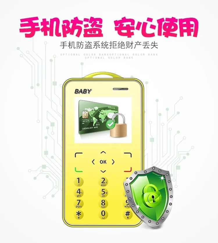 T5 мини мобильный телефон 1," ультра тонкий карман для карт студенческий MP3 низкий уровень радиации Кнопка Поддержка TF карта маленький тонкий размер сотовый телефон