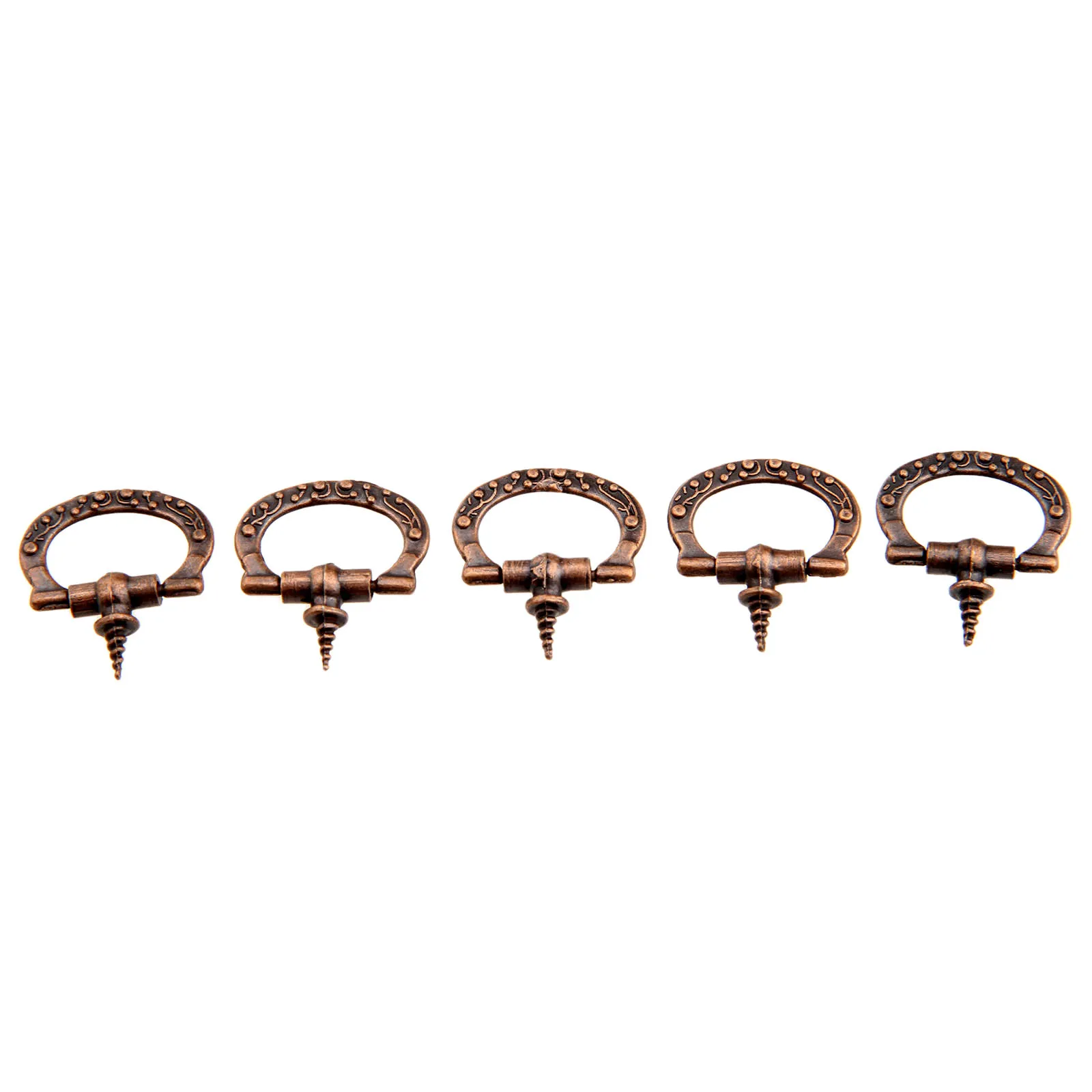 5 шт. 27x24 мм антикварные ручки для шкафа ящик ювелирных изделий выдвижные