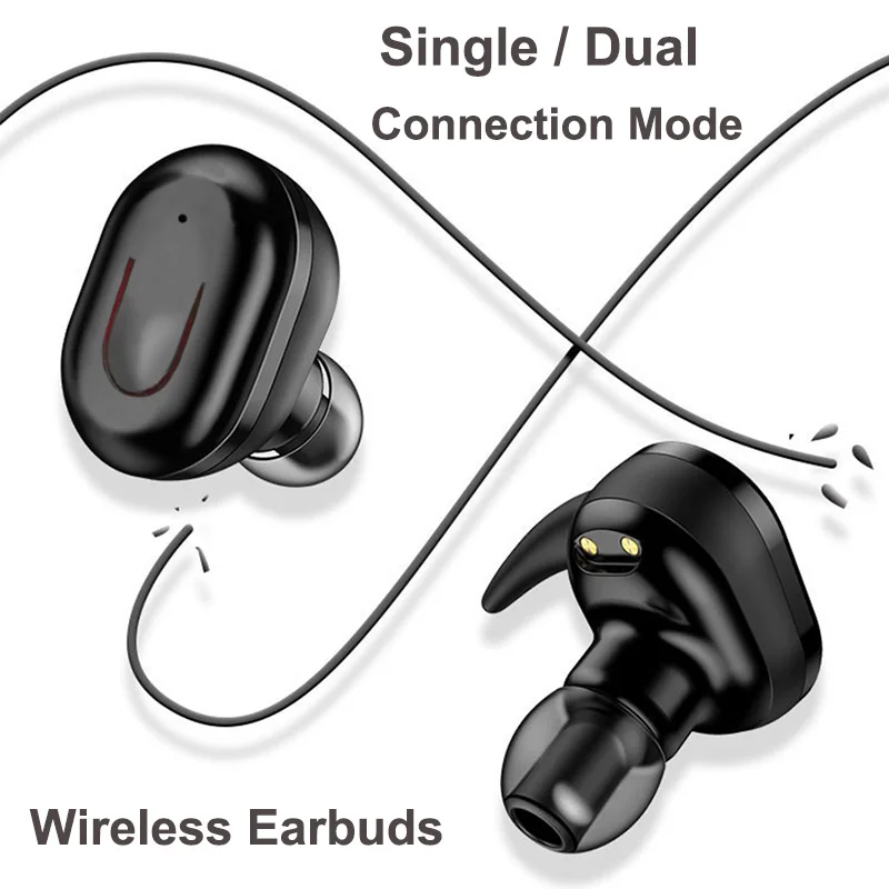 YOU FIRST Bluetooth гарнитура беспроводные наушники спортивные TWS V5.0 Беспроводные с